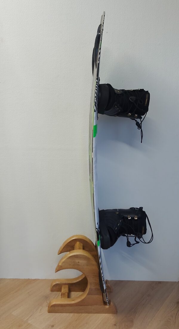 Kiteboard/wakeboardrack massief eikenhout - naturel danish-oil LARGE. - Afbeelding 17
