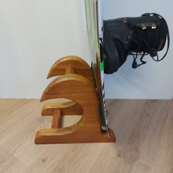 Kiteboard/wakeboardrack massief teakhout - naturel LARGE. - Afbeelding 21