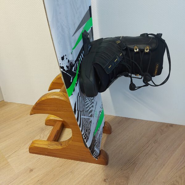 Kiteboard/wakeboardrack massief teakhout - naturel LARGE. - Afbeelding 20