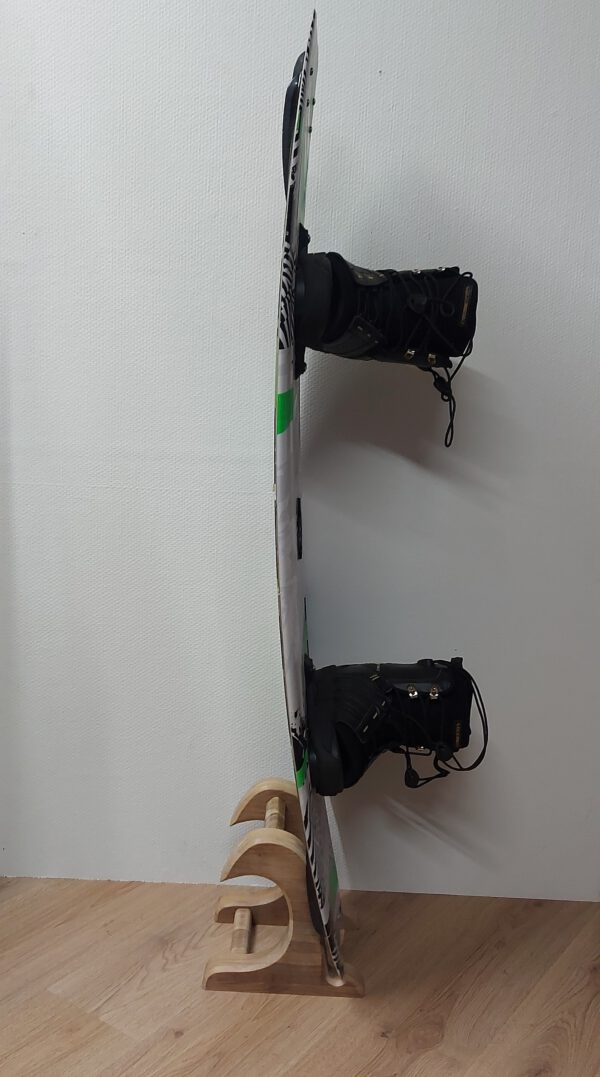 Kiteboard/wakeboardrack massief eikenhout - kleurolie wit MEDIUM. - Afbeelding 18