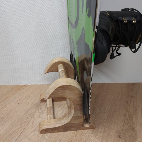 Kiteboard/wakeboardrack massief eikenhout - kleurolie wit MEDIUM. - Afbeelding 19